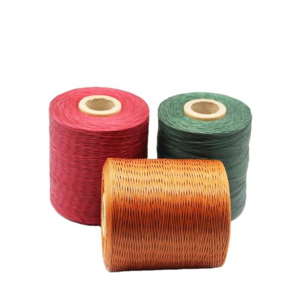 Quality 260m Leather Sewing Flat Wax Thread in 0.8mm Thickness with 240 Color Options for sale