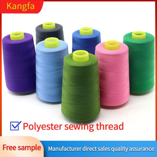 Quality 100% Polyester Yarn 40s/2 Color Spun TKT120 Sewing Thread for Textile Manufactur for sale