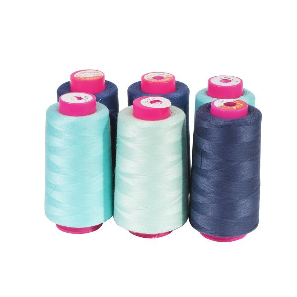 Quality Polyester Cotton Thread Durable 20/2 20/3 40/2 Spun Yarn for Women's Clothing Sewing for sale