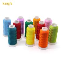 Quality 100% Polyester Embroidery Thread 4000y for Embroidery Machine 120d/2 in Dying Colors for sale