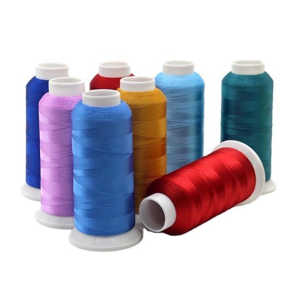 Quality 100% Polyester Filament 120D/2 4000Y Embroidery Sewing Thread for Machine Embroidery for sale