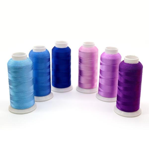 Quality Gassed 100% Polyester 120d/2 Embroidery Sewing Thread 4000m/cone for Embroidery for sale