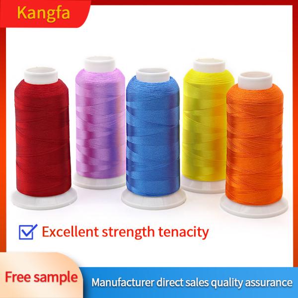 Quality Gassed 100% Polyester 120d/2 Embroidery Sewing Thread 4000m/cone for Embroidery for sale