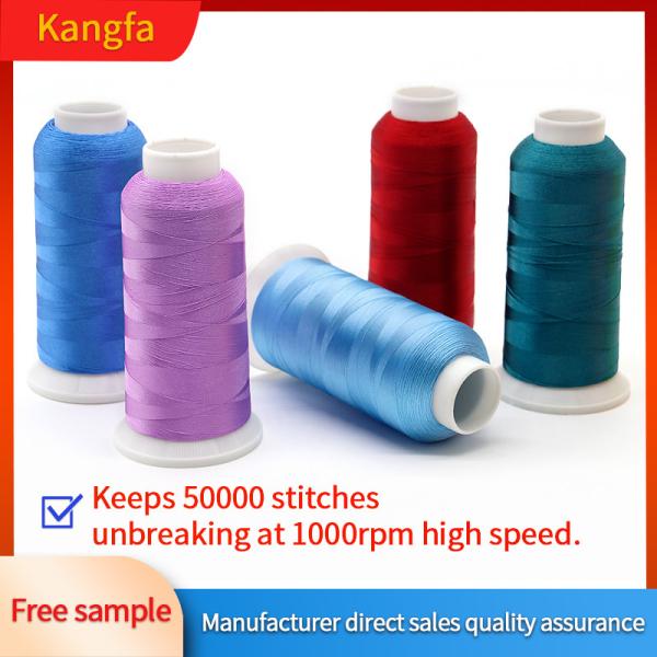 Quality Gassed 100% Polyester 120d/2 Embroidery Sewing Thread 4000m/cone for Embroidery for sale