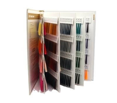 Chine Broderie Fil de soie Cartes de couleur Livre 5000y Longueur/cône et 100% polyester à vendre