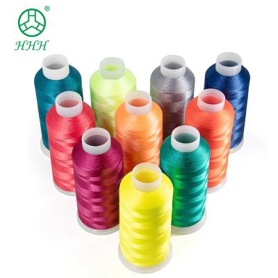 China OEM ODM Acceptance 120D/2 Viscose Rayon Embroidery Thread with Plastic Cone for sale