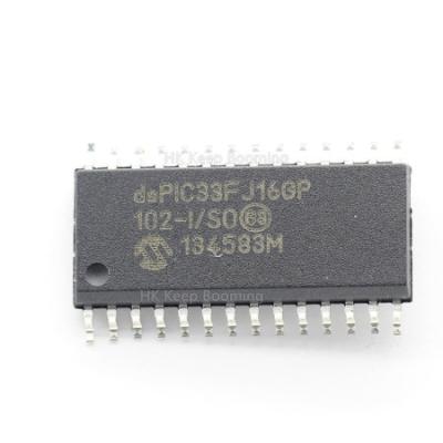 China Unidad DSPIC33FJ16GP102T-I/SO DSPIC33FJ16GP102 del microcontrolador de la COMPENSACIÓN SOIC MCU en venta
