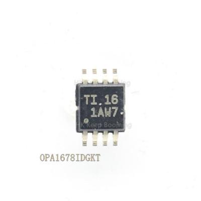China 1AW7 Integrated Amplifier Circuit ICs VSSOP OPA1678IDGKR  OPA1678IDGKT for sale