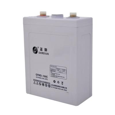 China 2V100Ah Lead Acid Battery for Production Industrial Machinery and Solar Energy Storage for sale