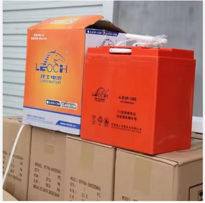 China LEOCLead Acid Battery 4-evf-1808v180ah for Sightseeing Vehicle 3 Years Cycle Life for sale