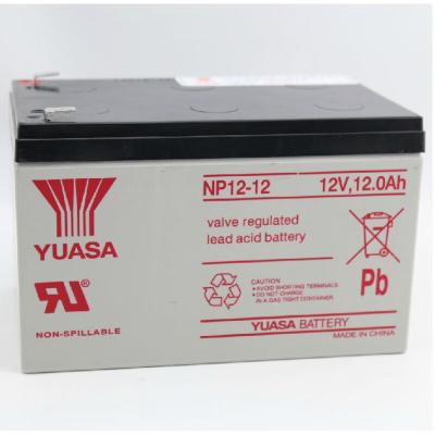 China Durable Yuasa Lead Acid Battery NP12-1212V12AH for Emergency Power and Communications for sale