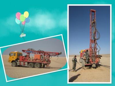 China Truck drilling rig in desert oil exploration for sale