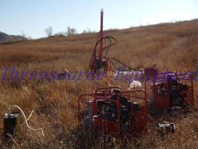 China Exported portable drilling rig testing in field for sale