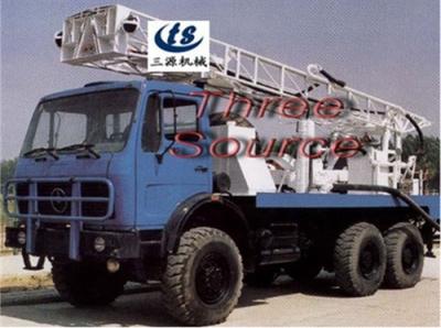 Китай Truck drilling rig in desert oil prospecting продается