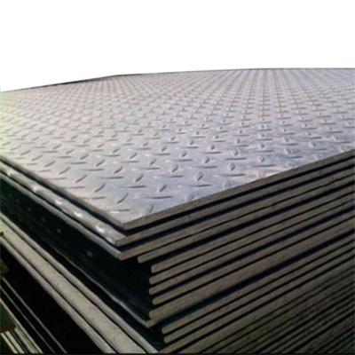 China DIN Cold Rolled checkered steel sheet Hot rolled checkered steel sheet for sale