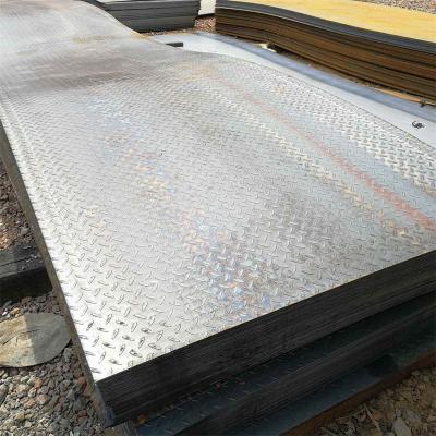 China JIS  Hot Rolled Checkered Steel Plate for Metal construction for sale