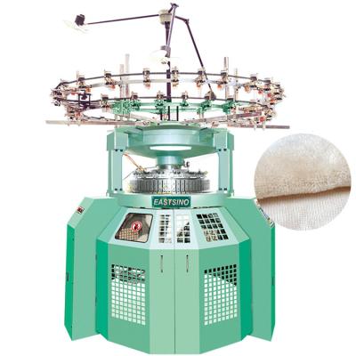 China Double Jersey Fabric Tub Shearing Terry Textile Circle Machine Terry Knitted Fabric en venta
