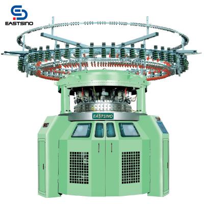 China Double Jersey 4/6 Colors Stripe Circular Knitting Machine for sale