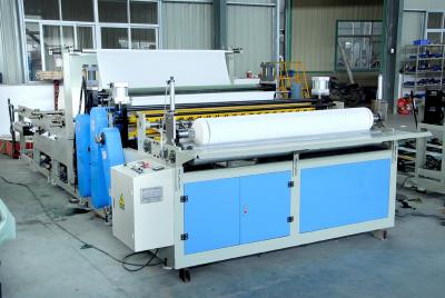 China máquina 380V 50Hz de Rewinder de la cortadora del rollo enorme del papel higiénico de 1350m m en venta