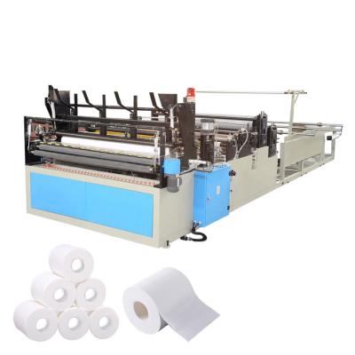 China 380V 50Hz 1350 Automatic Tissue Toilet Paper Rewinding Machine Kitchen Towel 4Kw for sale