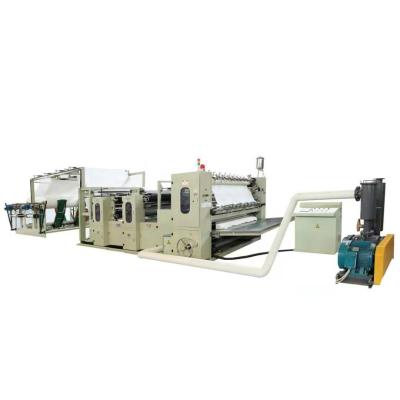China 7.5kw Tissue Paper Folding Machine 6L New Soft Facial Tissue Production Line for sale