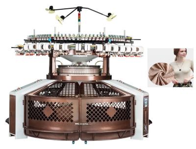 China double side Open Width Circular Rib Knitting Machine Auto Stripe Knitting Machine for sale