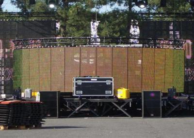 China Full Color Rental LED Video Wall P12 Outdoor Advertising Display 6500 Cd/M2 for sale