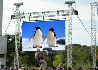 China Largest Outdoor Rental LED Display Curtain High Definition Video Screen IP67 P20mm for sale