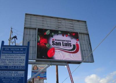 China Street Outdoor Advertising Billboards RGB P10 LED Display Full Color Die Casting for sale
