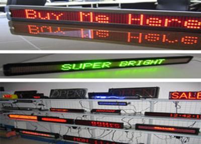 China Bus Taxi Digital LED Scrolling Message Display Board RGB LED Screen 7.62 Mm Pixel Pitch for sale