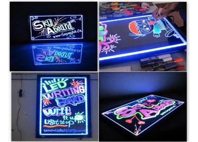 China Animação de piscamento apagável de luxe do quadro de mensagens 30×40cm do diodo emissor de luz da cor completa à venda