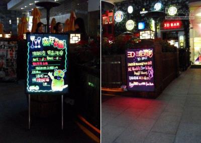 中国 屋外/屋内のための7枚の色LEDの執筆板RGB変更の魔法の輝き 販売のため