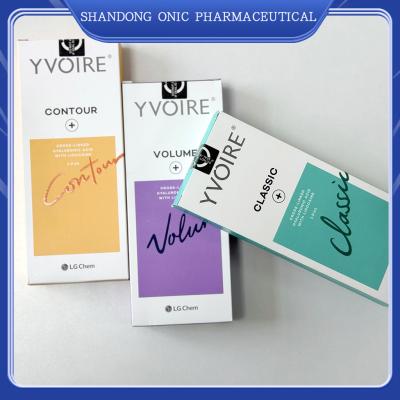 China YVOIRE hyaluronic acid Filler Facial Shaping Improve facial dimples and smooth wrinkles injection gel for sale
