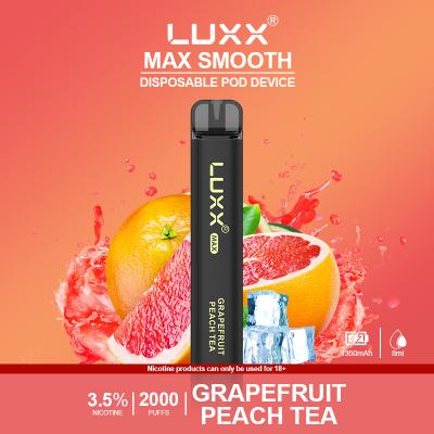 China Grapefruit Peach Tea E Liquid Disposable Vape Pen 8.0ml 2000 Puff Hyde for sale