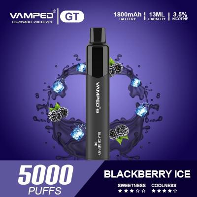 China 13ml Oil Blackberry Ice Vape Pod Black 1800mAh 5000 Puff for sale