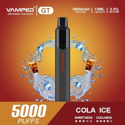 China Vamped GT Cola Ice 1800mAh Battery 62g 3.7V Portable PUFFS Electronic Cigarette Battery à venda