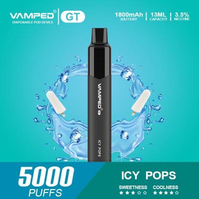 China Icy Pops Plastic Metal Disposable Vape Pen With 3.5% Nicotine Strength 62g Weight for sale