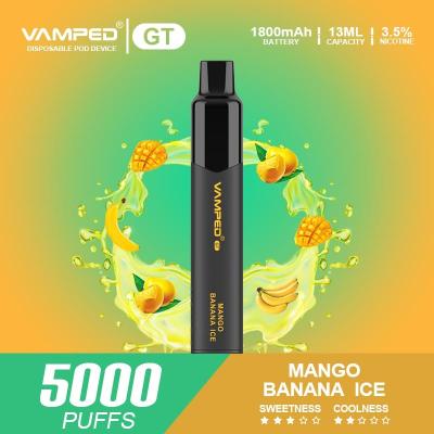 Китай Vamped-GT Mango Banana Ice Disposable Vape Pen 1.2ohm All Flavors продается