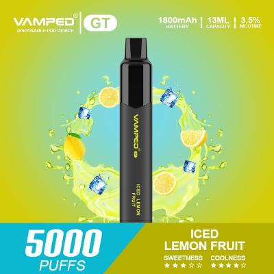 Китай FCC Disposable Vape Pen Iced Lemon Fruit 3.5% Nicotine Strength 1.2ohm Mash Coil продается