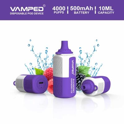 China Blackberrey Raspberry Ice PC Rechargeable Disposable Vape Device 500mAh Battery for sale