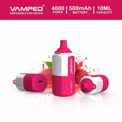 China Lychee Ice 3.5V 67g Rechargeable Disposable Vape Mesh Coil 32*32*84.5mm Te koop