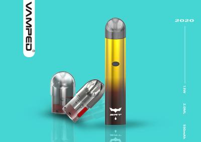 China 2ml VAMPED Pro Salt Nicotine Disposable Vapes , Vape Pen Starter Kit Portable for sale