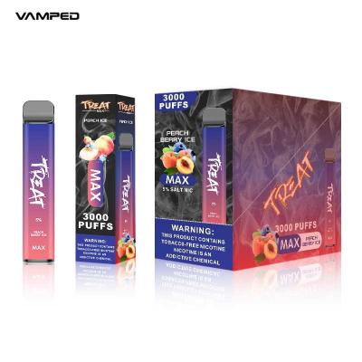 China 3000 Apparatenperzik Berry Ice Electronic Vapour Cigarette van de rookwolken Beschikbare Nicotine Te koop