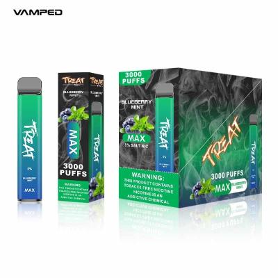 China Blueberry Mint Disposable Vape Pen 5% Nicotine 7ml 3000 Hit Puff Bar for sale