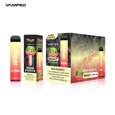 China 5000 Puff Bar Disposable Electronic Cigarette Lush Ice Flavor 850mAh for sale