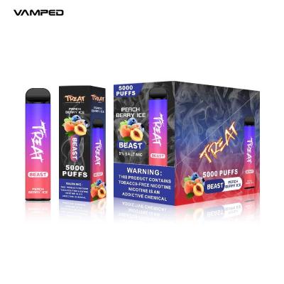 China Peach Berry Ice Disposable Electronic Cigarette 1500 Puff Hyde 1.8ohm for sale