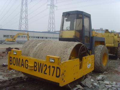 China Bomag Bw217d Second Hand Road Roller FOR SALE, Paving Roller Machine Two Drive for sale