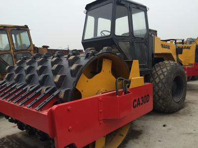China Dynapac CA30D Second Hand Road Roller , Pull Behind Rubber Tire Roller For Sale  for sale