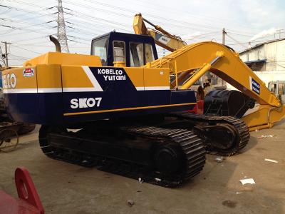 China 20 Tonne SK07 Used Kobelco Excavators Crawler 0.8cbm Bucket Capacity New Paint for sale