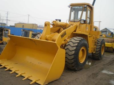 China Caterpillar 966E Second Hand Wheel Loaders Front 1.5cbm Bucket Capacity for sale